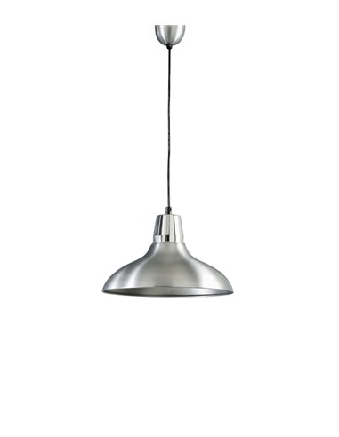 Lámpara colgante Aluminum - Massmi - Lámpara industrial de aluminio blanco+plateado