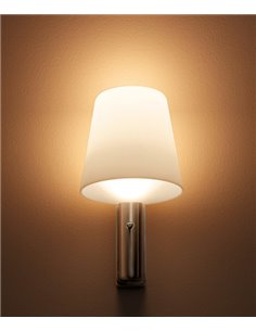 Aplique de pared Read Me - Leds C4 - Lámpara de lectura LED, luz orientable, pantalla metacrilato