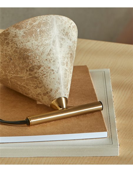 Lámpara de mesa Iconic – Aromas – Lámpara de mármol, Regulable, LED 3000K