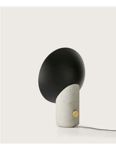 Lámpara de mesa Lola – Aromas – Lámpara decorativa de hormigón, Regulador en base