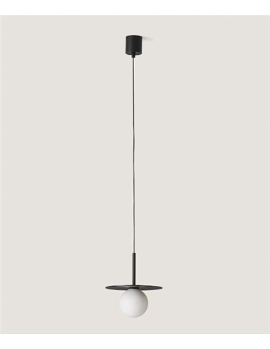 Lámpara colgante Miro – Aromas – Lámpara de techo blanco o negro, LED 2700K, 20 cm