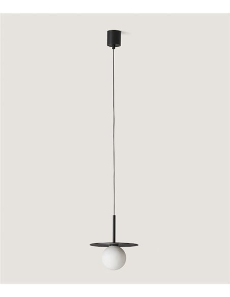 Lámpara colgante Miro – Aromas – Lámpara de techo blanco o negro, LED 2700K, 20 cm