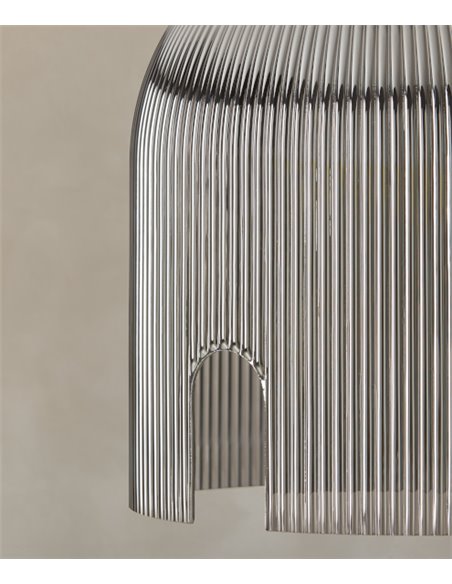 Aplique de pared Porta – Aromas – Lámpara de pared de vidrio, Lámpara negra, LED 3000K