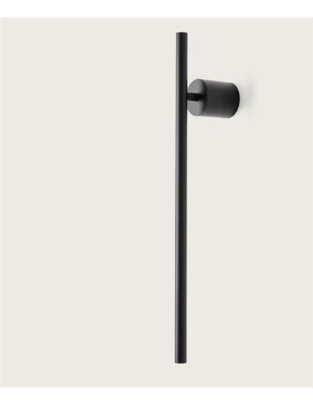 Aplique de pared negro mate Clock - Aromas