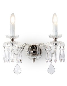 Aplique de pared Capricho – Copenlamp – Lámpara de pared de cristal Asfour