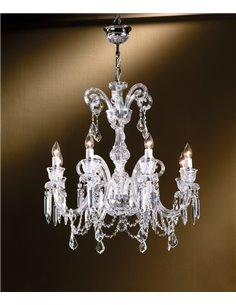 Lámpara de araña – Copenlamp – Cristal Asfour, 8 luces