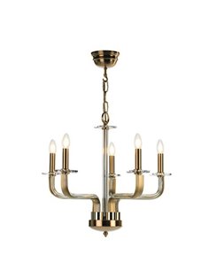 Lámpara colgante – Copenlamp – Lámpara oro brillo