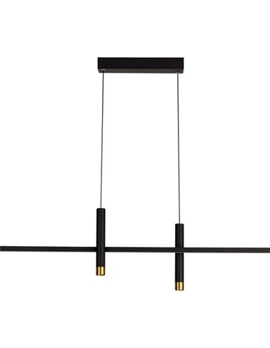 Colgante de techo Esparta – Mantra – Lámpara decorativa blanca/negra, LED 3000K