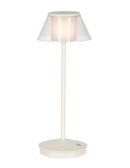 Lámpara portátil K5 – Mantra – Lámpara de mesa exterior, Regulable táctil, LED 3000K