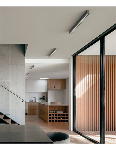 Plafón de techo Hanok – Mantra – Lámpara de techo minimalista, 40/120 cm, LED 3000/4000K