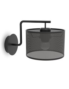 Aplique de pared Zig – Pujol – Lámpara de pared con pantalla negra