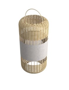 Lámpara de mesa Natural – Pujol – Materiales naturales, 45 cm 2