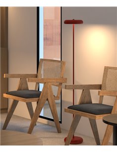 Lámpara de pie Boina – Pujol – Lámpara de metal, LED 3000K, Altura 120 cm