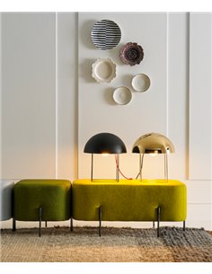 Lámpara de mesa Coco – Foc – Lámpara minimalista, Pantalla orientable