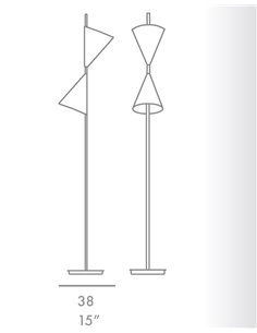 Lámpara de pie Cone – FOC – Lámpara decorativa, Alto: 180 cm 2