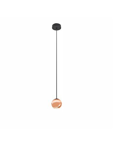 Lámpara colgante Bora – Beneito & Faure – Lámpara moderna Ø 7 cm, LED 2700K/3000K