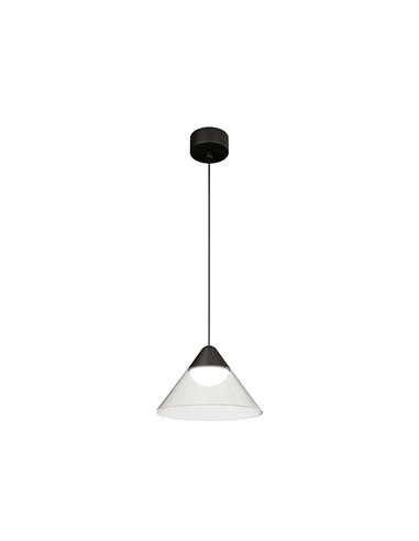 Lámpara colgante Ark – Beneito & Faure – Lámpara de techo LED 2700K/3000K, Pantalla transparente