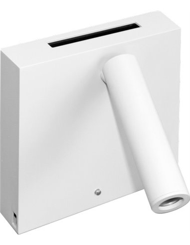 Aplique de pared Sweet – Beneito & Faure – Lámpara LED con 3 intensidades, Incluye cargador y USB