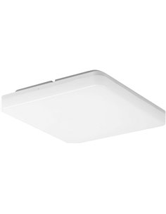 Plafón de techo Kora C – Beneito & Faure – Lámpara cuadrada LED, Temperatura de color regulable: 2.700K/3.200K/4.000K