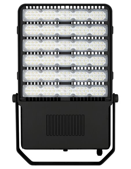 Moderno proyector de exterior Krion –  Beneito & Faure – Foco de exterior de alta potencia, LED 4000K/5000K, IP65