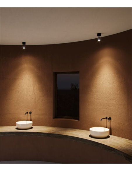Plafón de techo Bora  – Beneito & Faure – Foco de techo LED 2700K, Medidas: Ø 5 cm  / Ø 7 cm 