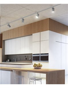 Foco de carril trifásico Aston – Beneito & Faure – Lámpara LED con temperatura de color regulable: 2.700K / 3.200K / 4.000K