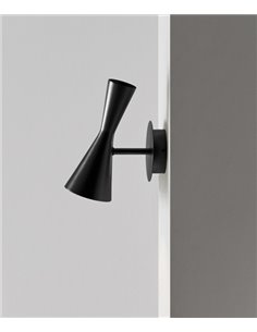 Lámpara de pared Exa – Massmi – Estructura de hierro pintado, Lámpara vintage