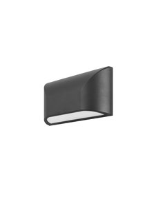 Aplique de pared Dual – FORLIGHT – Lámpara de exterior antracita, LED regulable Smart RGB, Largo: 22 cm