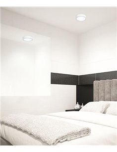 Plafón de techo Easy Surface – FORLIGHT – Lámpara de aluminio blanco, LED 3000K o 4000K, 4 medidas 2
