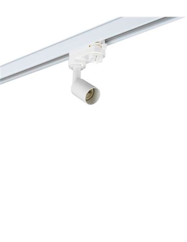 Lámpara de carril trifásico Key – FORLIGHT – Foco orientable moderno blanco, GU10 