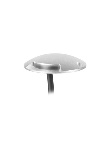 Empotrable de pared y suelo de exterior Way – FORLIGHT – Lámpara de aluminio gris, LED 3000K 27 lm