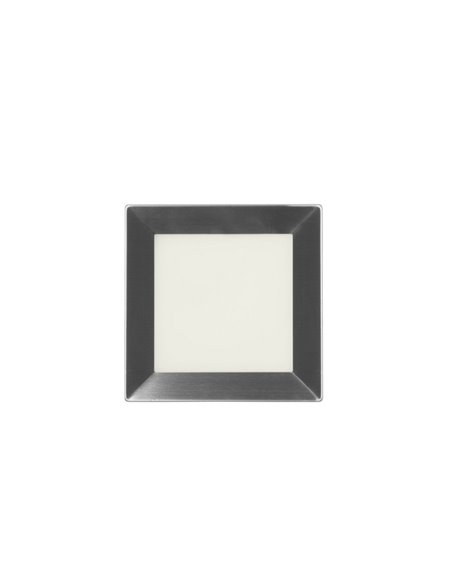 Lámpara empotrable de pared de exterior Rect - FORLIGHT – Lámpara de acero inoxidable AISI 304, LED 3000K 345 lm, IP65
