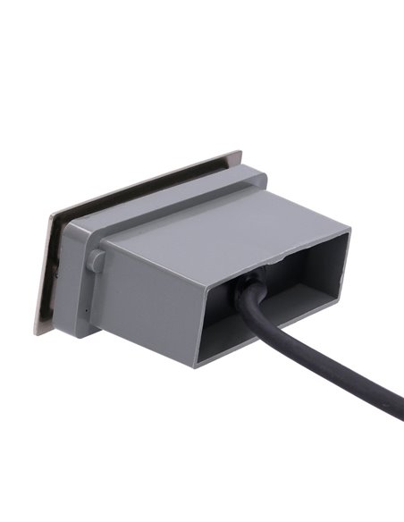 Lámpara empotrable de pared Stair – FORLIGHT – Lámpara de exterior de acero inoxidable AISI 304, LED 3000K