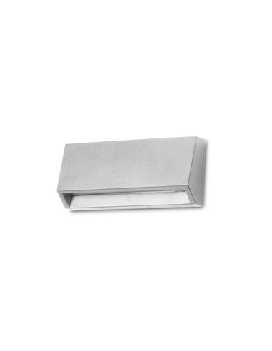 Lámpara de pared de exterior Grove – FORLIGHT – Aplique rectangular con 3 capas de colores incluidas, LED 4000K, Apto ambientes 