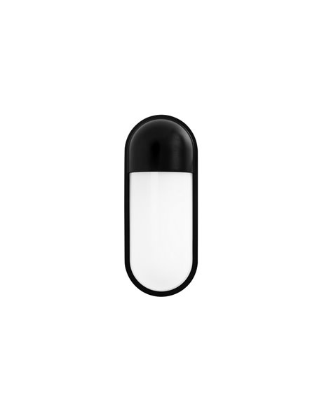 Aplique de pared Vit de exterior – FORLIGHT – Lámpara de pared con dos marcos elegibles, Altura: 24 cm