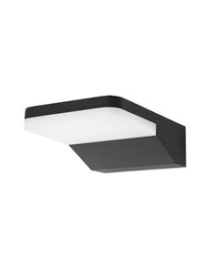 Aplique de pared de exterior Serenate – FORLIGHT – Lámpara negra, LED 3000K 8,5W 1000 lm IP44 2