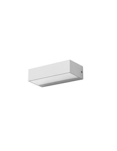 Aplique de pared de exterior Ara – FORLIGHT – Lámpara moderna en gris o blanco, LED 3000K 820 lm, Apto para ambientes salinos
