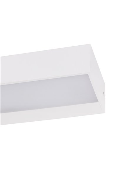 Aplique de pared de exterior Ara – FORLIGHT – Lámpara moderna en gris o blanco, LED 3000K 820 lm, Apto para ambientes salinos