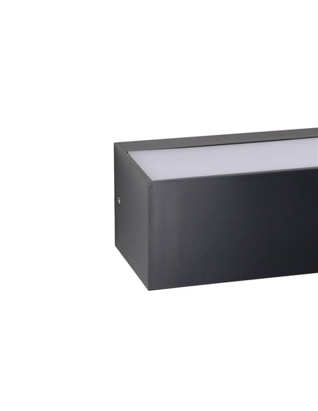 Aplique de pared de exterior Ara – FORLIGHT – Lámpara moderna, E27 15W, Apto para ambientes salinos