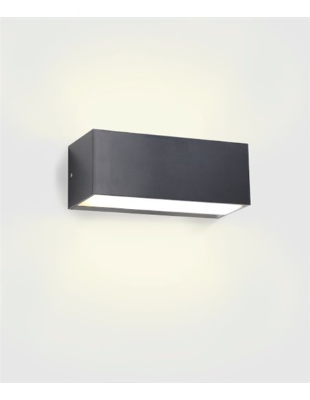 Aplique de pared de exterior Ara – FORLIGHT – Lámpara moderna, E27 15W, Apto para ambientes salinos