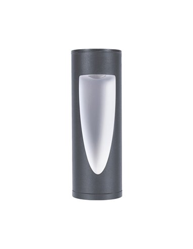 Aplique de pared de exterior Brit – FORLIGHT – Lámpara de aluminio antracita, LED 3000K 855 lm, Apto ambientes salinos, Altura: 