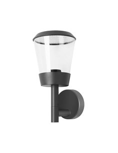 Aplique de pared de exterior Elaine – FORLIGHT – Lámpara antracita, E27 IP54, Apto ambientes salinos 2