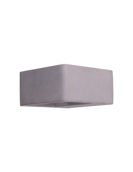 Aplique de pared de exterior Grow – FORLIGHT – Lámpara de cemento, G9 6W IP65