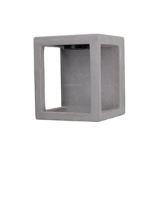 Aplique de pared de exterior Box – FORLIGHT – Lámpara de cemento, LED 4000K 380 lm, Altura: 20 cm 2