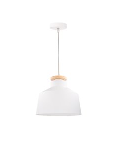 Lámpara colgante Nube – FORLIGHT – Lámpara nórdica de acero y madera, Regulable en altura 2