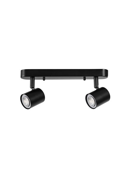 Foco de techo Keeper – FORLIGHT – Lámpara moderna con 2 o 3 luces, GU10