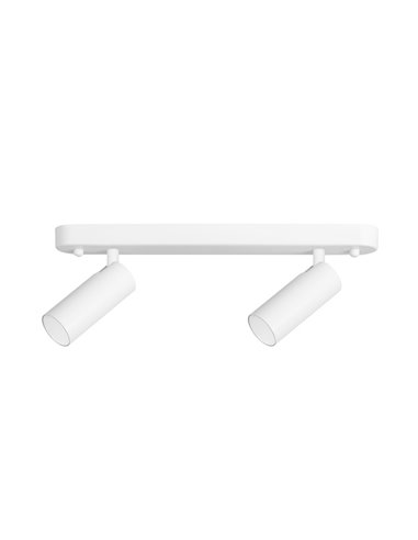 Foco de techo Logos – FORLIGHT – Lámpara regleta con 2 o 3 luces, Lámpara LED 3000K