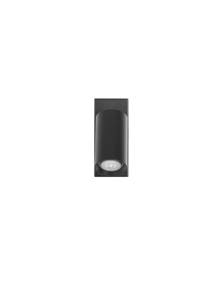 Aplique de pared Era – FORLIGHT – Lámpara de lectura blanca o negra, LED 8W IP20