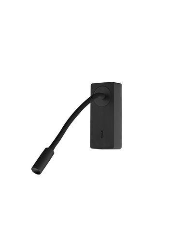 Aplique de pared Mine – FORLIGHT – Lámpara de lectura en 2 colores, Flexo orientable, LED 3000K 184 lm