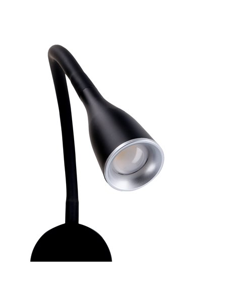 Aplique de pared Crobat – FORLIGHT – Lámpara de lectura en 2 colores, LED 3000K 450 lm, Brazo orientable